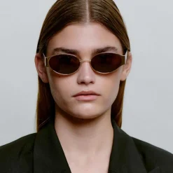 A. Kjærbede Bella Solbrille Gold Demi Tortoise