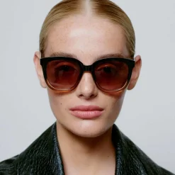 A. Kjærbede Billy Solbrille Black Brown Transparent
