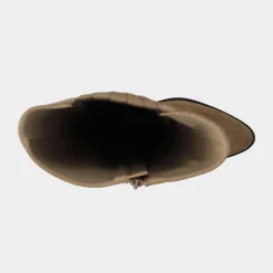 Bianco Biacarol Chelsea Knee High Boot Oily Suede Sand