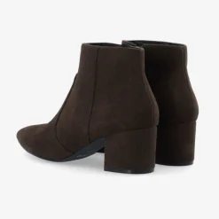 Bianco Biadevived Ankle Boot Suede Dark Brown W