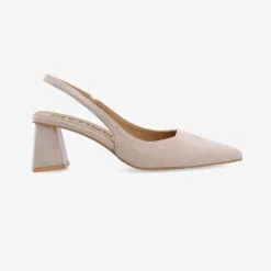 Bianco Biamaralyn Slingback Faux Suede Nougat W