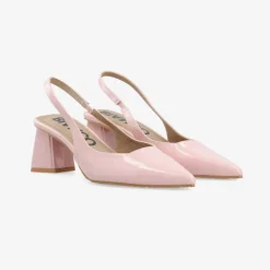 Bianco Biamaralyn Slingback Patent Dusty Pink W