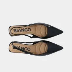 Bianco Biamaralyn Slingback Patent Black W