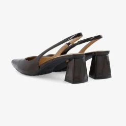 Bianco Biamaralyn Slingback Patent Brown W