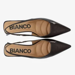 Bianco Biamaralyn Slingback Patent Brown W