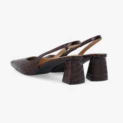 Bianco Biamaralyn Slingback Croco Patent W