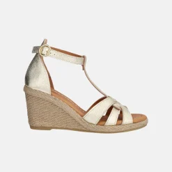 Billi Bi Espadrilles Gold Crackele W