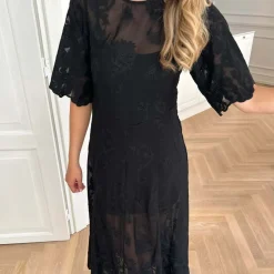 BYIC ElinorIC Lace Long Dress Vintage Black