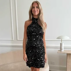 BYIC EmilyIC Mini Dress Black Sequin