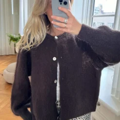 BYIC Idaic Cardigan Dark Brown