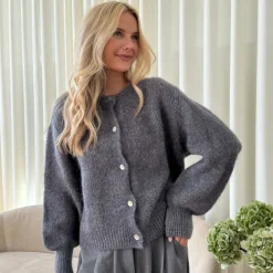 BYIC Idaic Cardigan Dark Grey