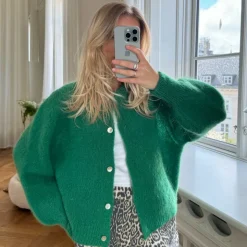 BYIC Idaic Cardigan Green