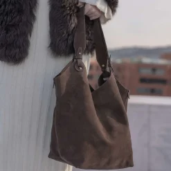 Cala Jade SOHO Hobo Umber Suede