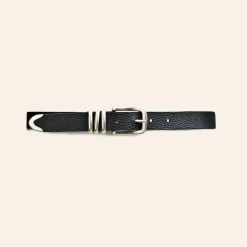 Cala Jade Tribel Belt Black Silver