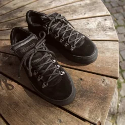 Diemme Marostica Platform Black Suede/Black Sole W