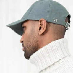 Don Sixs Linen Caps Positano Green