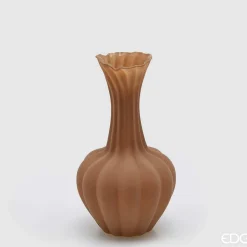EDG Vaso Flow Sinuoso H.31 D.17 Light Brown