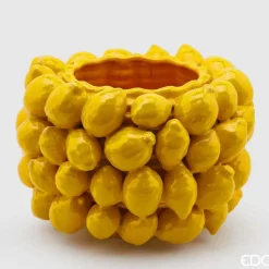 Enzo De Gasperi Vaso Chakra Limoni H22 Yellow