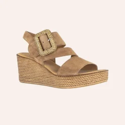 Gabor Kilehælsandal Peanut W