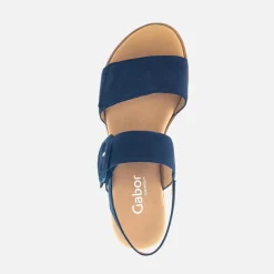 Gabor Sandal Blå/Kork W