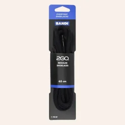 2GO Regular Shoelaces 171 Rund Black 65cm