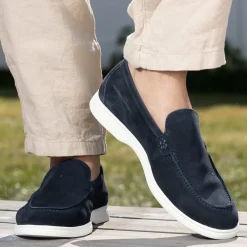 Gregers Sport Loafer II Suede Navy M