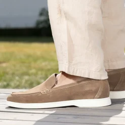 Gregers Sport Loafer II Suede Taupe M