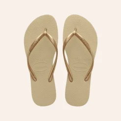 Havaianas Slim Sand Grey/Light Golden W