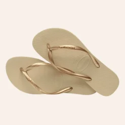 Havaianas Slim Sand Grey/Light Golden W
