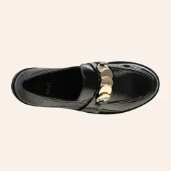 Høgl Mokasin Alison Wetlack Leather Black W