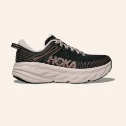 HOKA Bondi 7 Black/Rose Cream W