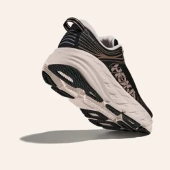 HOKA Bondi 7 Black/Rose Cream W