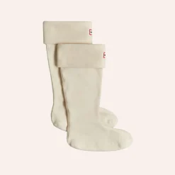 Hunter Fleece Tall Boot Sock White