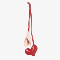 HVISK Flower-Heart Charm Scarlet Red
