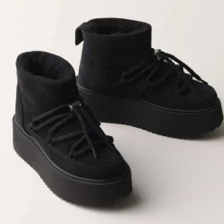 Inuikii Classic Low Platform Black W