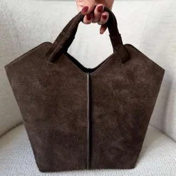 Jim Rickey Maya Suede Truffle