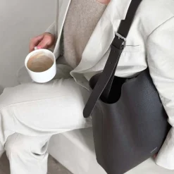 Jim Rickey Naomi Medium Tumbled Coffee