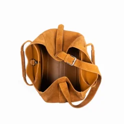 Jim Rickey Sac Large Suede Cognac