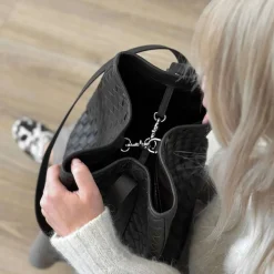 Jim Rickey Sac Medium Braided Black