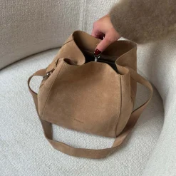 Jim Rickey Sac Medium Suede Wet Sand