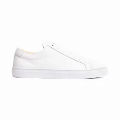 Jim Rickey Spin Leather Sneakers White