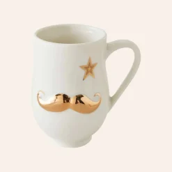 Jonathan Adler Gilded Mr. and Mrs. Muse Mug