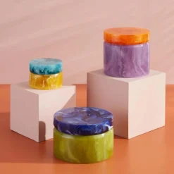 Jonathan Adler Mustique Box Green/Blue