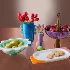 Jonathan Adler Mustique Disc Urn Turkis