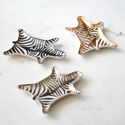 Jonathan Gold Zebra Stacking Dish