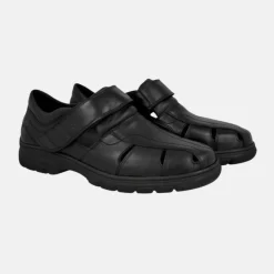 Klaveness Thore Sandal Black Nappa M