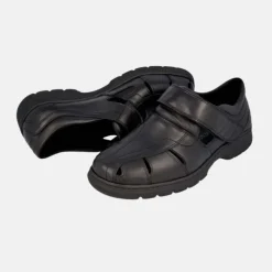 Klaveness Thore Sandal Black Nappa M