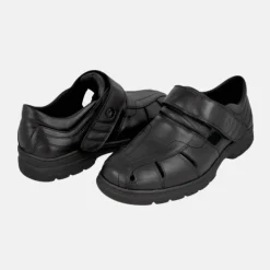 Klaveness Thore Sandal Black Nappa M