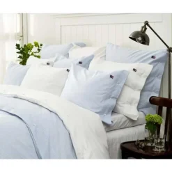 Lexington Pin Point Blue/White Pillowcase 50*70