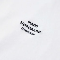 Mads Nørgaard Cotton Logo Tee White